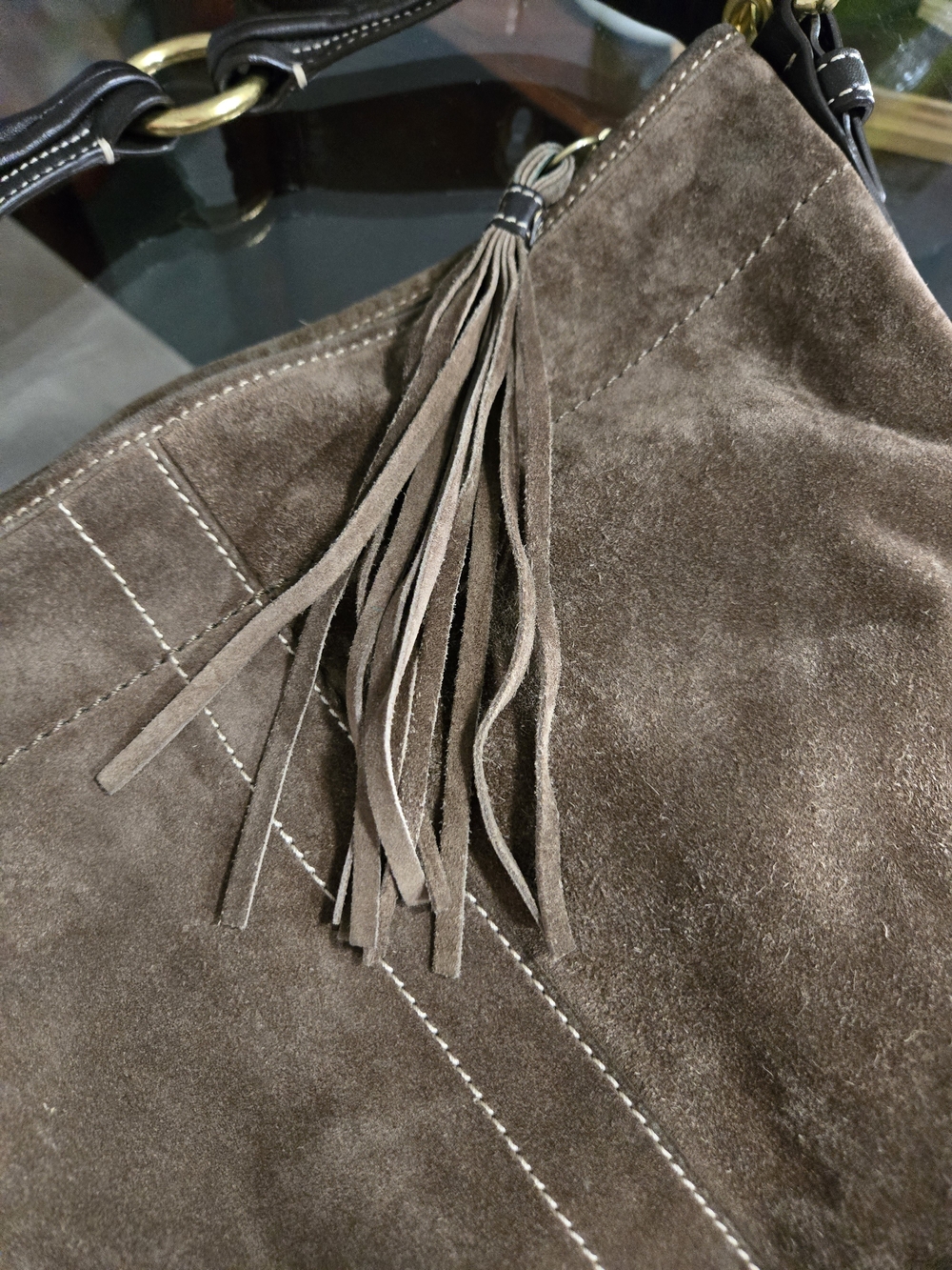 Vintage Coach Soho Suede Hobo Bag - Picture 5 of 12